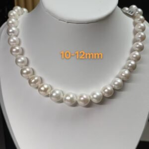 freshwater edison pearl necklace, aurora purple color series，11 13mm (复制)