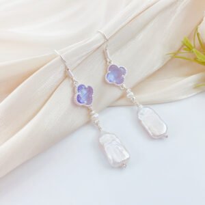 011 half summer awake pearl earrings